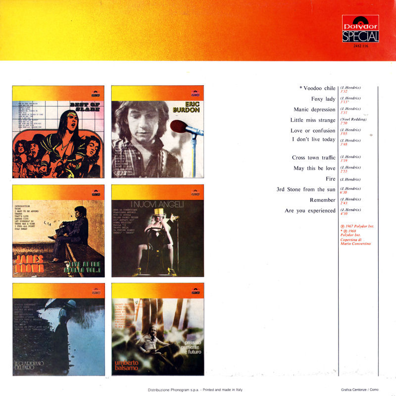 Discographie : Rééditions & Compilations - Page 12 Polydor Special 2482.116 - Voodoo Chile Back_zps7mfy2ucp